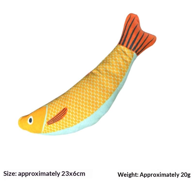 Jute Fish Cat Toy